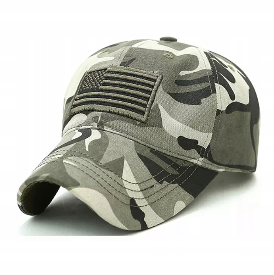 CZAPKA Z DASZKIEM SURVIVAL WOJSKO KAMUFL CY-HT-05