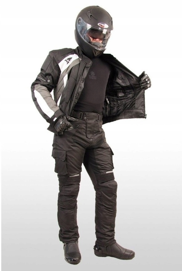 SPODNIE MOTOCYKLOWE TEKST. TURYSTYCZNE STM019/3XL Rozmiar XXXL