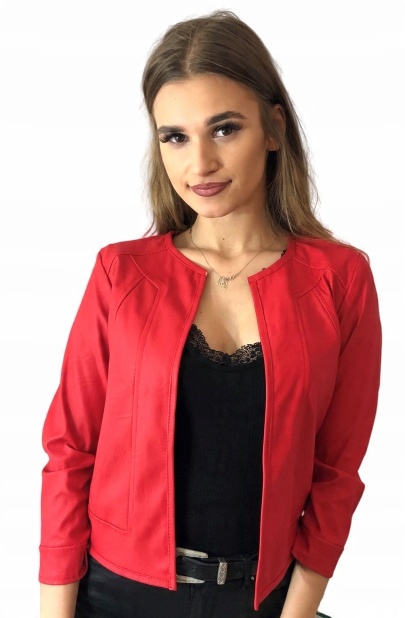 

A03 Bolerko Ramoneska Total Look Czerwona R.42