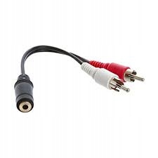 

jack 3,5GNIAZDO na 2RCA(cinch)WTYK