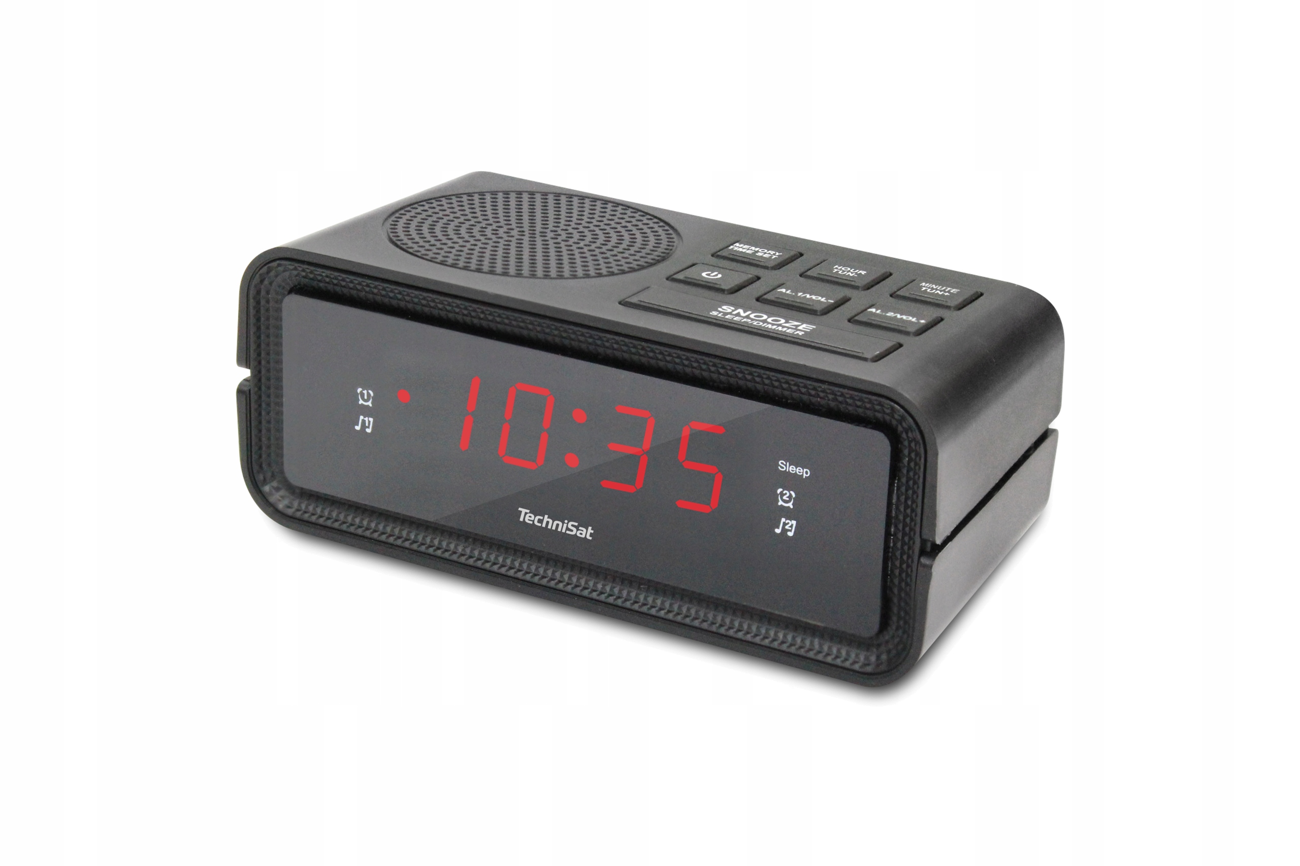Radiobudzik Technisat Digiclock 2 Fm Czarny-Zdjęcie-0