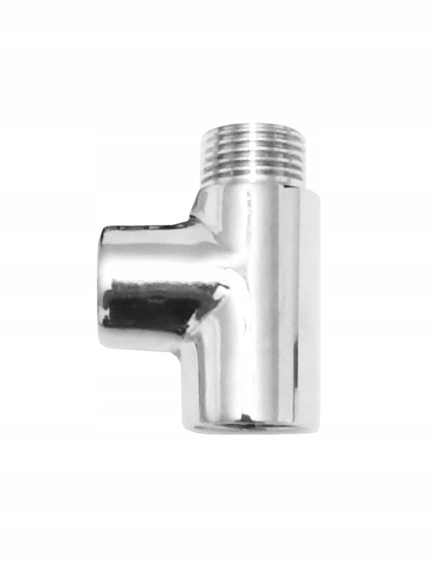 

Trójnik do grzałki chrom 1/2''