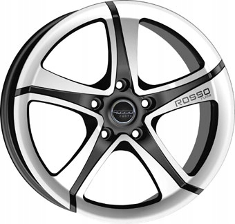 4 x ALU диски 17 7. 5x17 5X100 ET35 ROSSO RR1