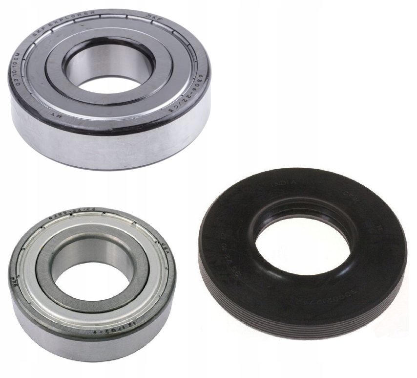 

Łożyska Pralki Bosch 6205-6306 Skf sim 35x72x10/12