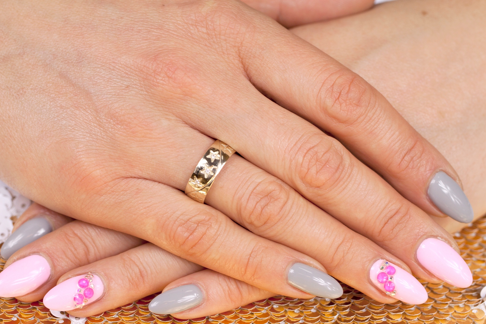 Złote Obrączki DIAMENTY PREMIUM MODEL OE-294Z Rozmiar/Średnica wew. (mm) na wymiar