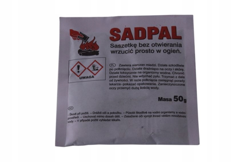 

Dopalacz sadzy Sadpal 50g