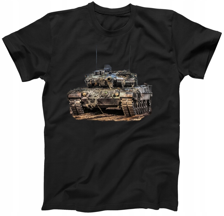 

Leopard czołg koszulka z czołgiem t shirt r. M
