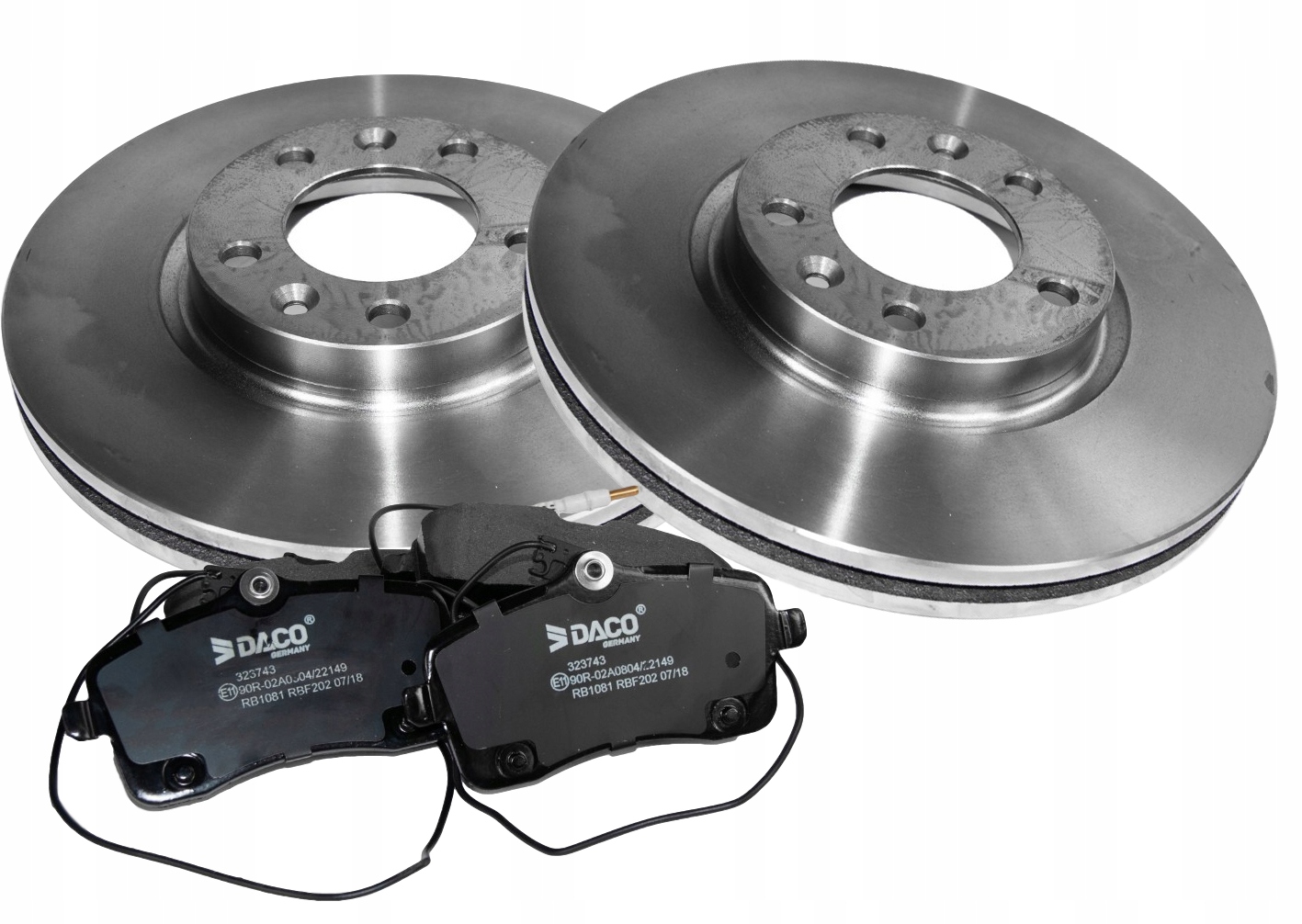 = Диски + колодки PEUGEOT 407 607 283X26 мм спереди=