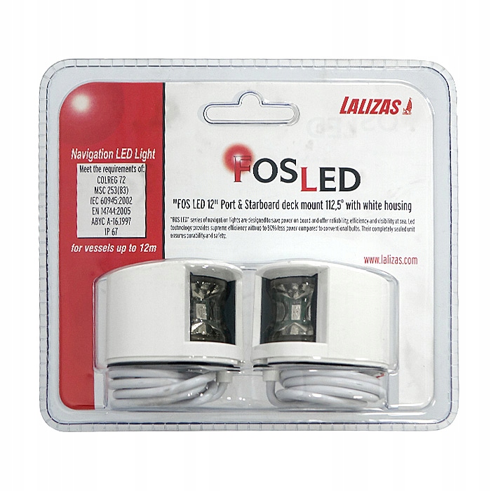 LAMPY / LAMPA NAWIGACYJNA LED POKŁADOWA / KOMPLET Model lalizas