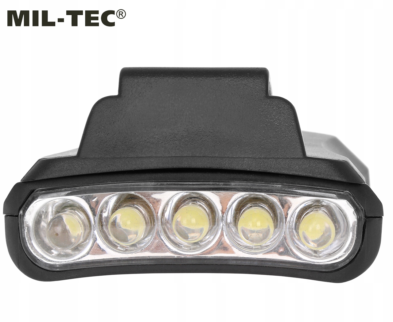 LATARKA CZOŁOWA z KLIPSEM na Czapkę Daszek Plecak Marka Mil-Tec