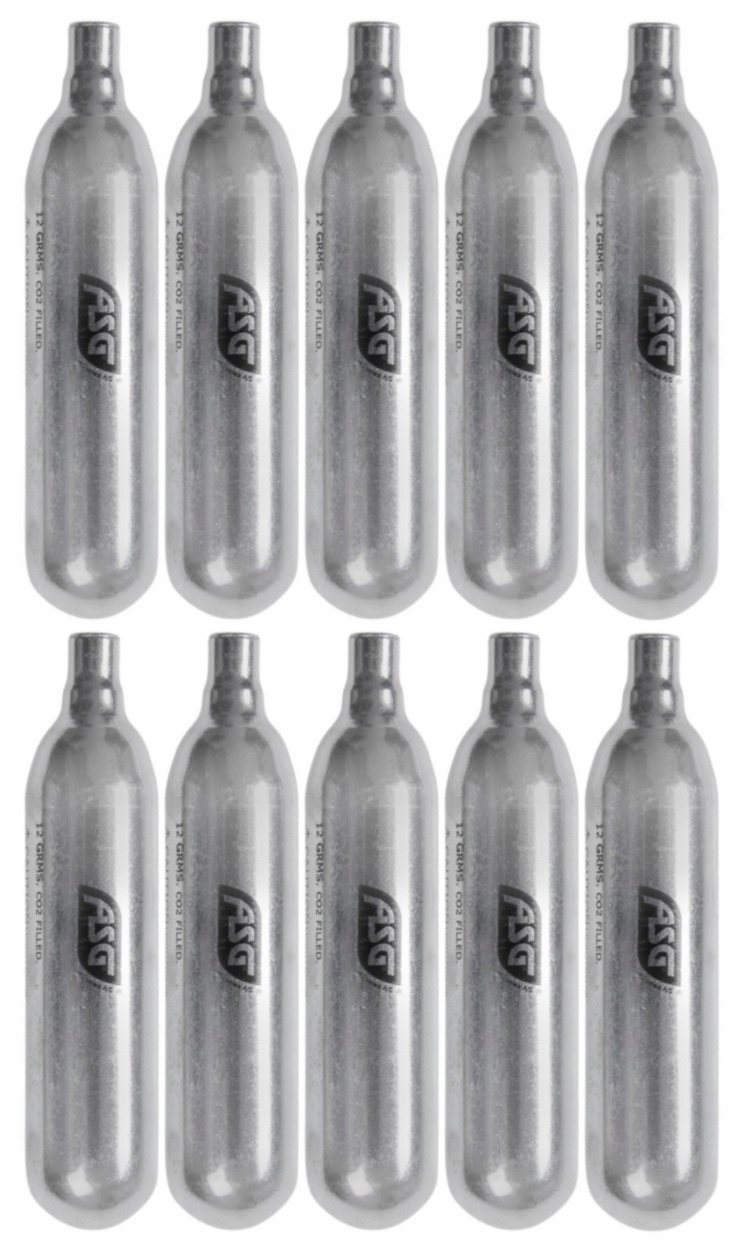 

Nabój kapsuła CO2 Asg 12 g - zestaw 10 sztuk