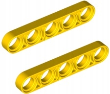 

4You Lego Technic 32017 Liftarm 1X5 Żółty (2szt)