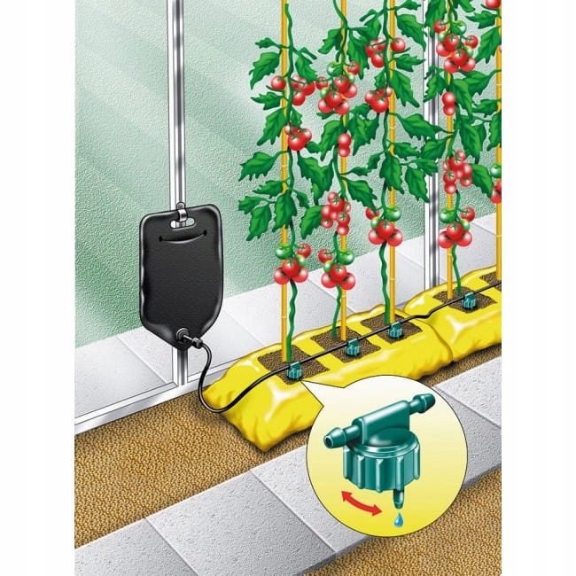 

Nawadniacz ze zbiornikiem 10L do 6 roślin growbox