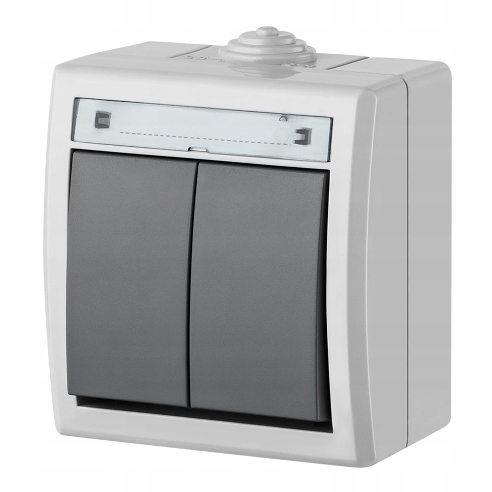 

Aquant Łącznik Podwójny N/t IP55 Szary 1202-10