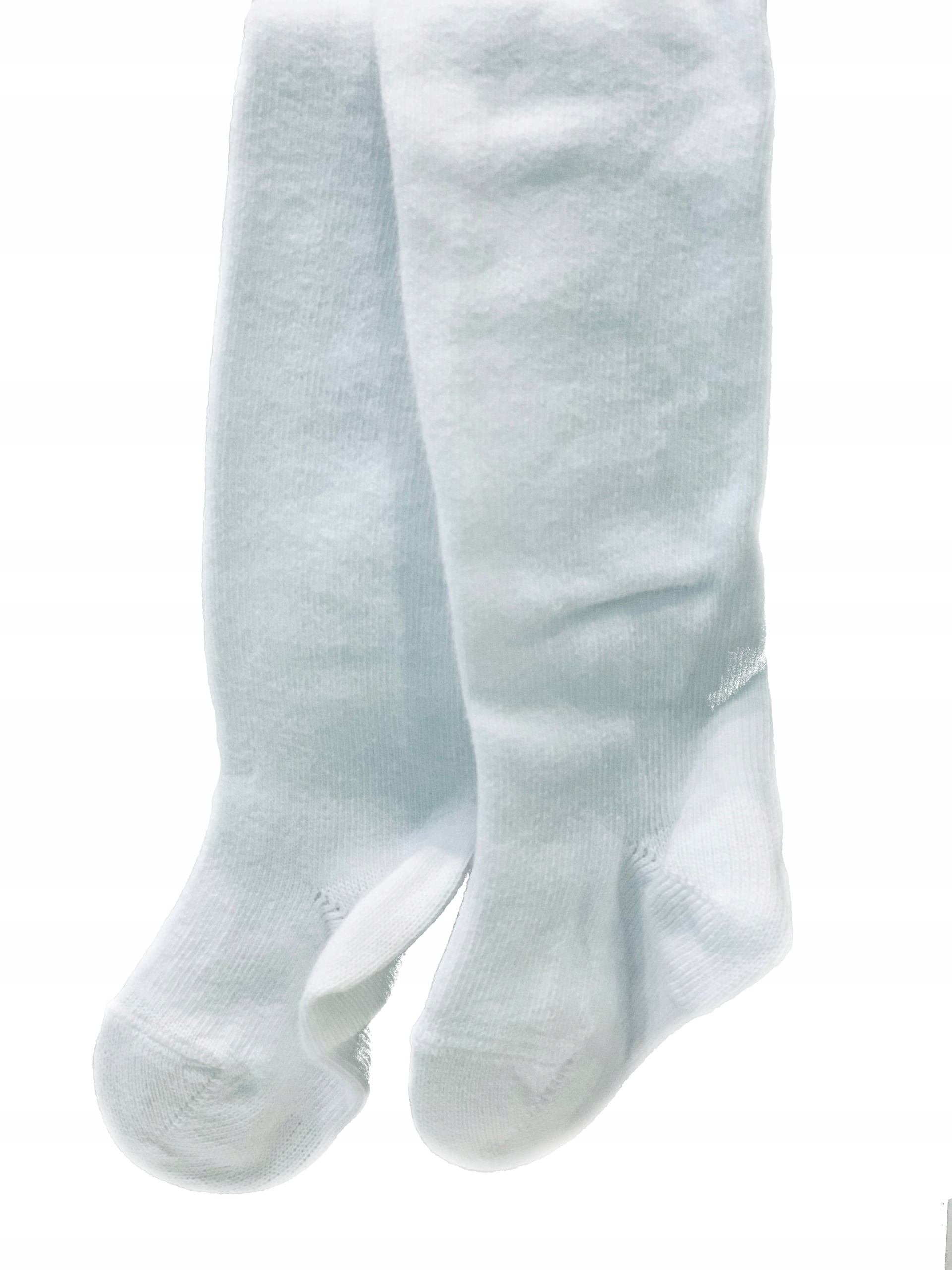 

Rajstopki 56-62 cm 0-2m białe gładkie Chrzest Wola