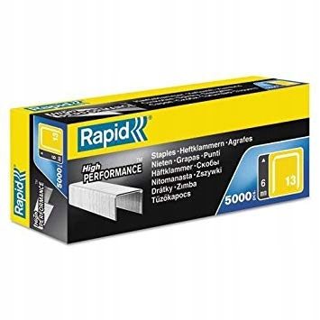

Rapid Zszywki Galwan. Nr 13 6mm 13/6 5000 sztuk