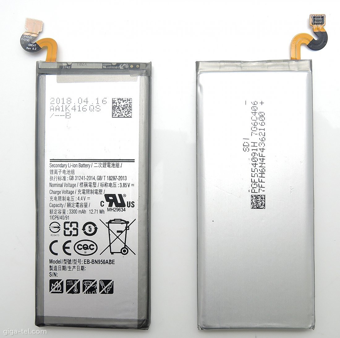 

Oryginalna Bateria Samsung Galaxy Note 8 SM-N950F