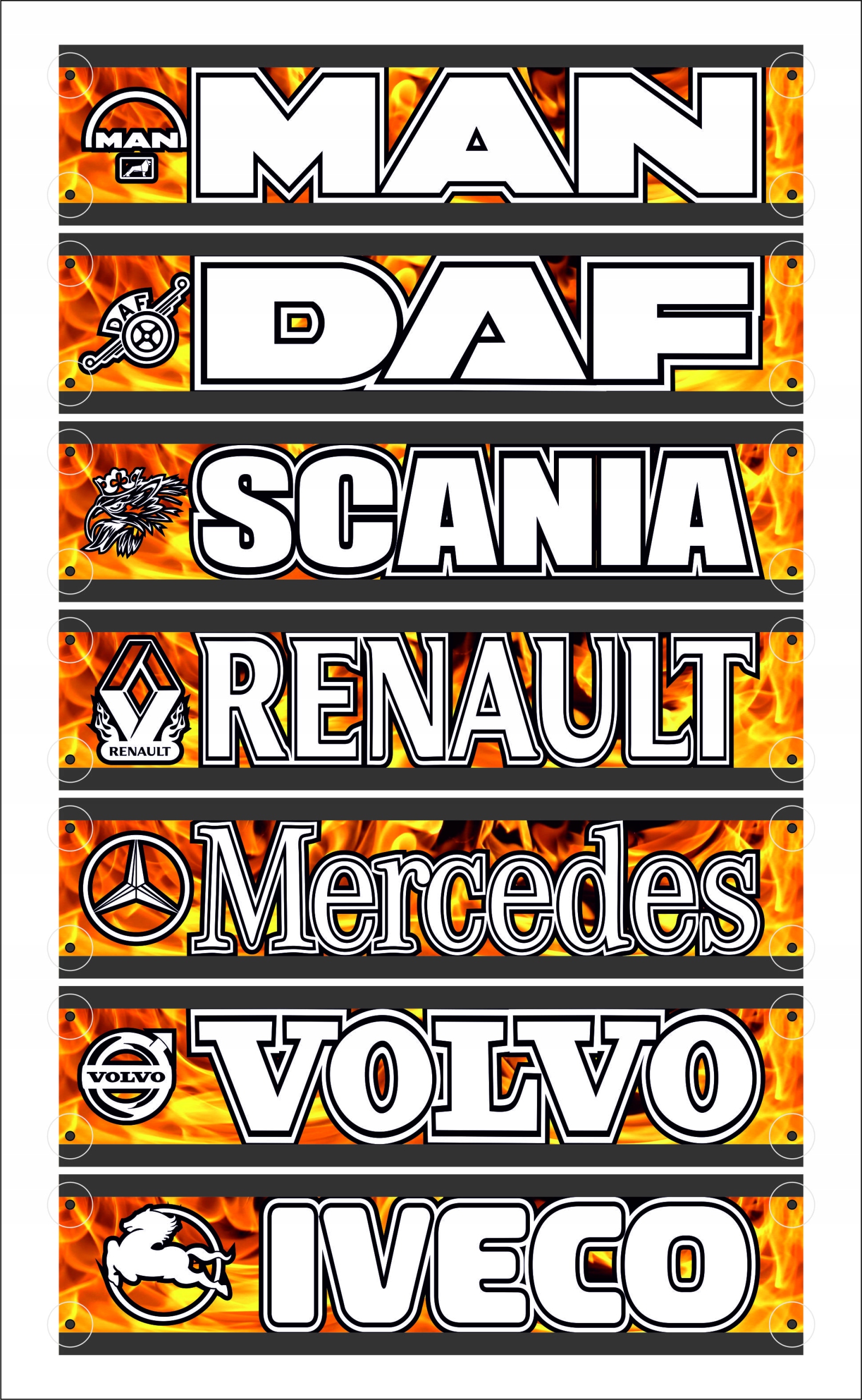 Tablica imienna LED VOLVO 50x12 LED + GRATIS EAN (GTIN) 5905413611858