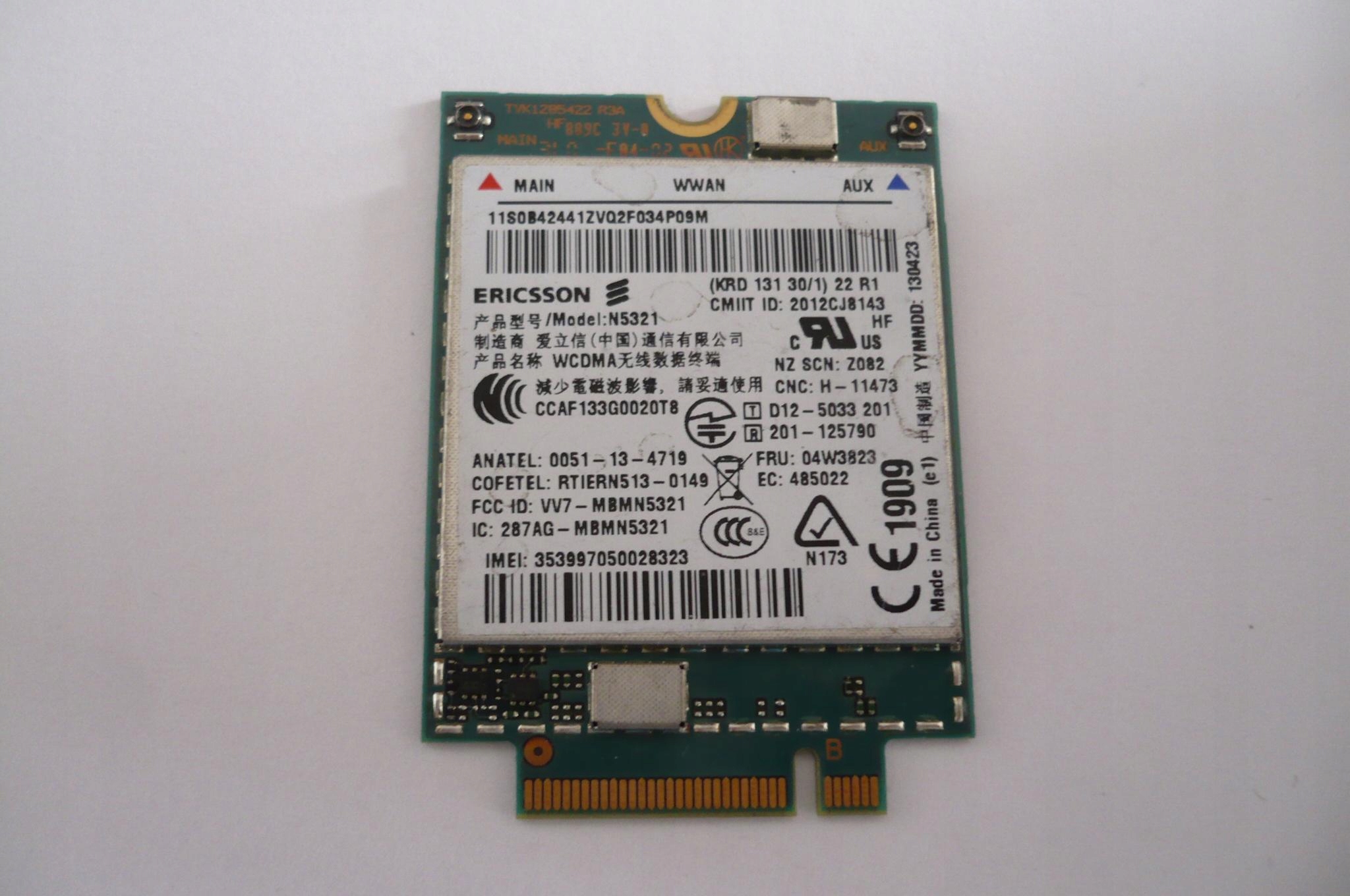 MODEM ERICSSON WWAN HSPA 3G N5321