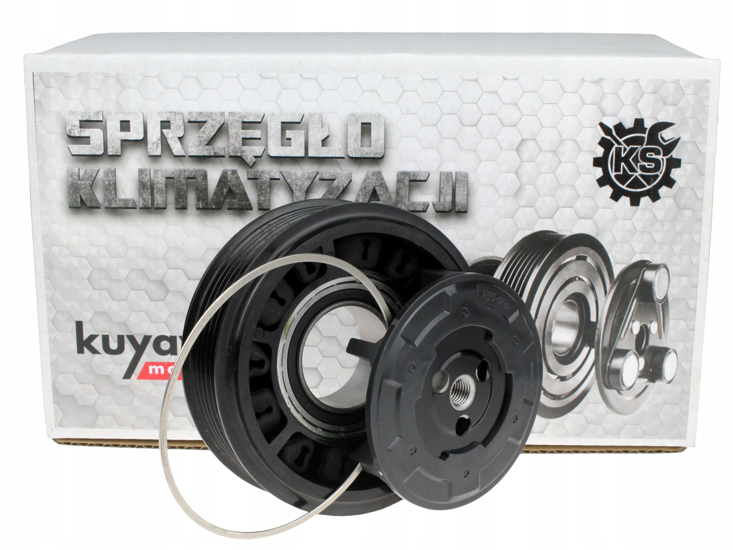 SPRZĘGŁO SPRĘŻARKI KLIMATYZACJI DENSO 6PK 100MM VW