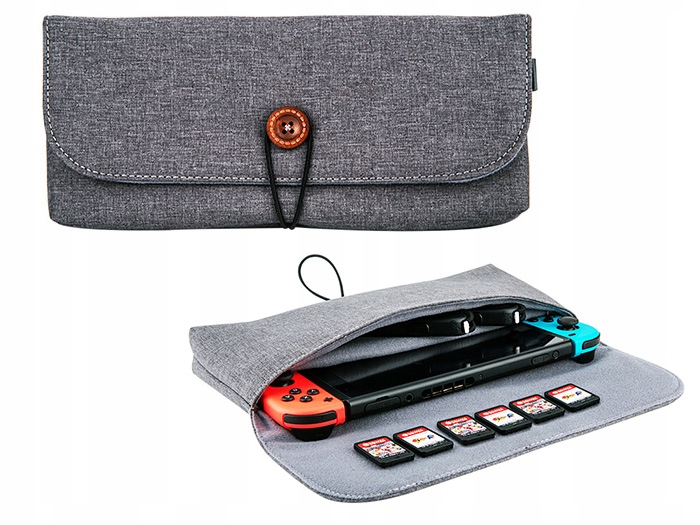 Pokrowiec JJC SB4926 na Nintendo Switch szary