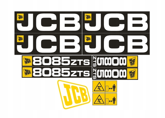 Samolepky Jcb Zts 8055 8065 8085