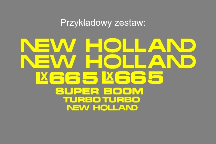 Samolepky Hew Holland LX 465 485 565 665 785 865