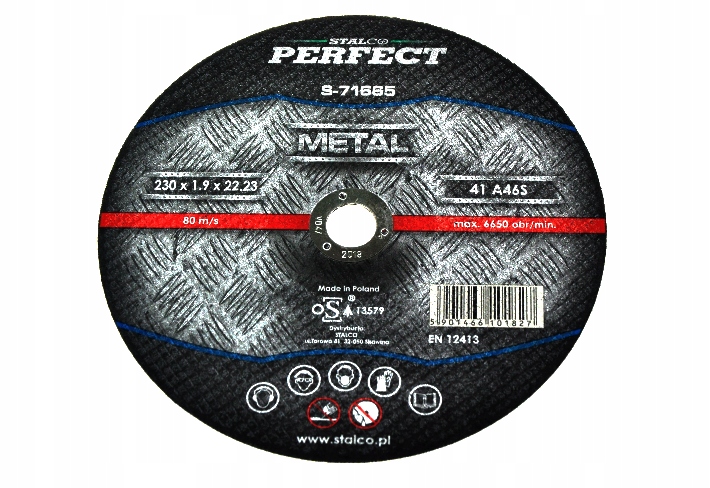 STALCO TARCZA DO CIECIA METALI 230x1,9MM