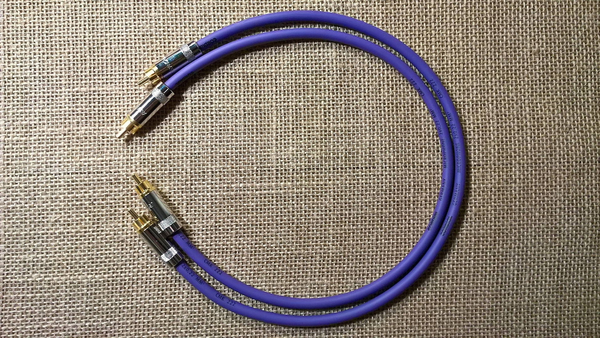 

Interkonekt Rca Cordial Purple Neutrik 75 cm