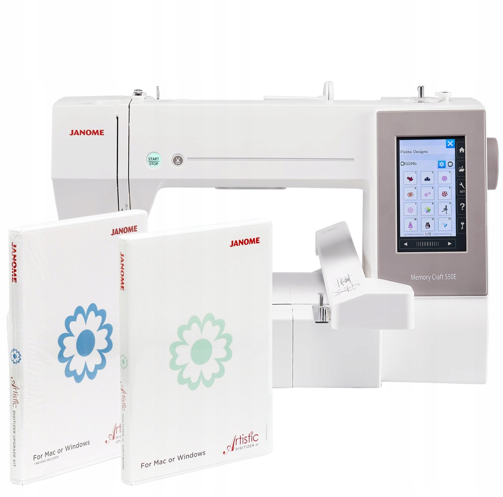 

Janome MC550E hafciarka+program Artistic Digitizer