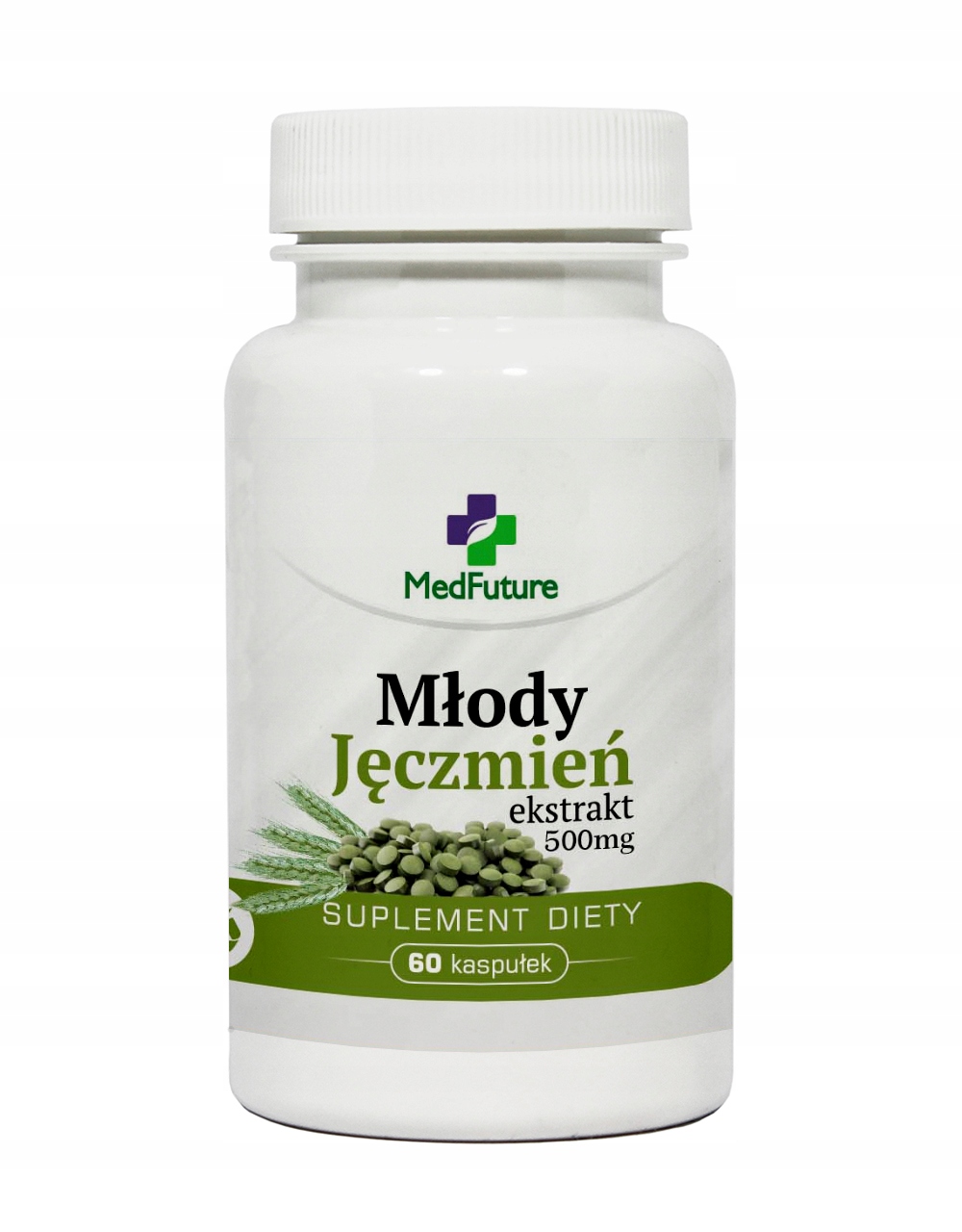 

Młody Jęczmień Zielony 60 k. Poprawia cholesterol