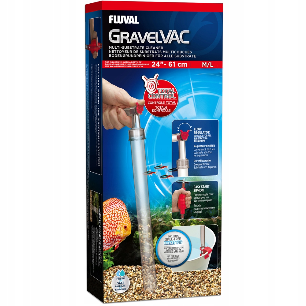 Levně Odmulčovač GravelVac Multi-Substrate Cleaner M/L