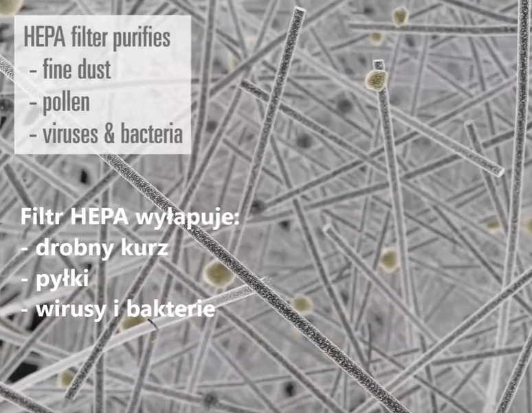FILTR HEPA do OCZYSZCZACZA ROGER STADLER FORM Moc 100 W