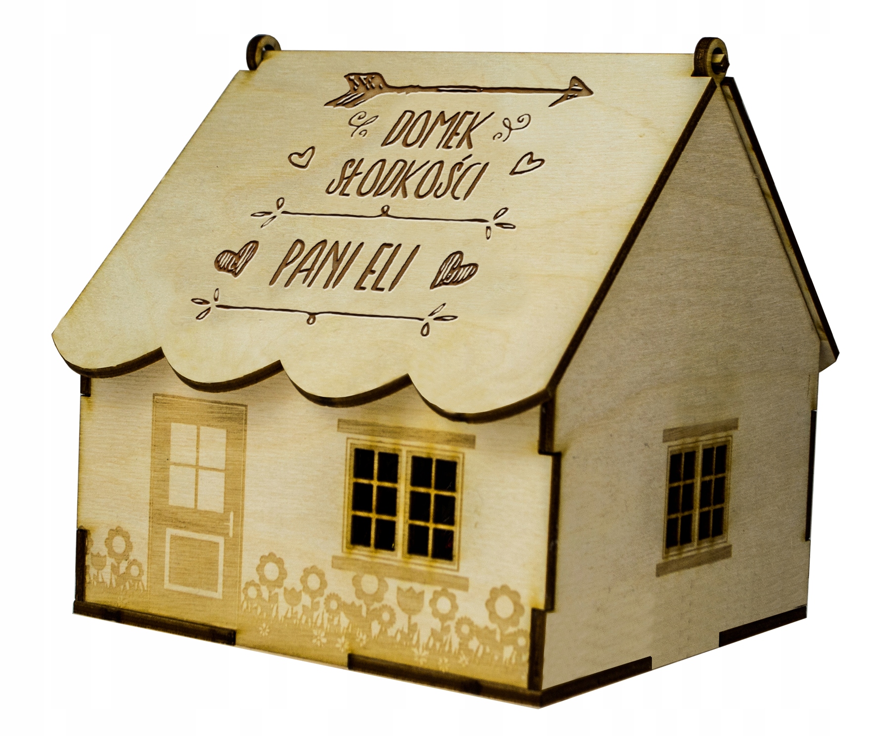 

Drewniane Pudełko Na Cukierki Dla Nauczycielki