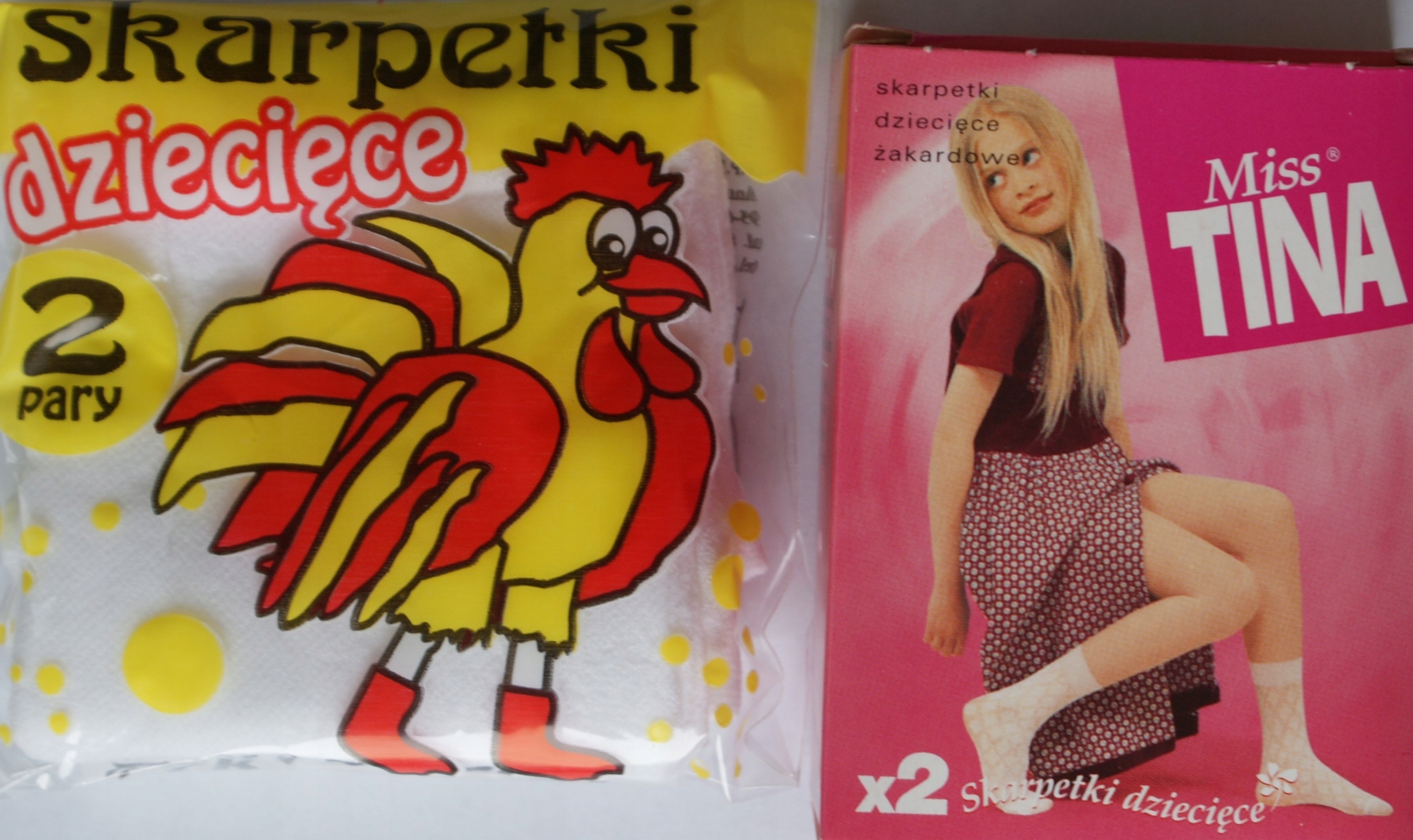 

Skarpetki żakard [2 pary ] białe 19-21 [Komunia]