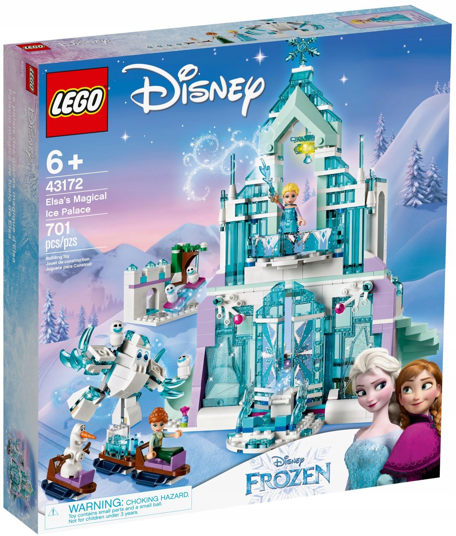Lego Disney 43172 Zamek Pałac Elsy Frozen 41148