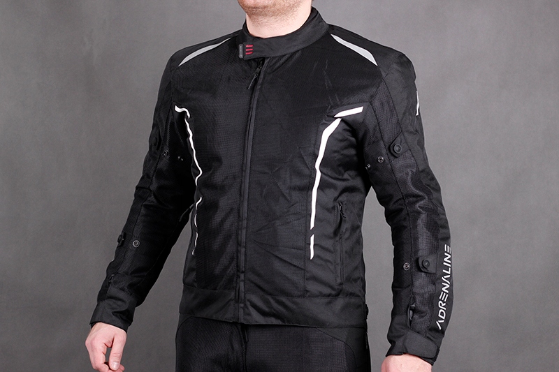 KURTKA MOTOCYKLOWA ADRENALINE MESHTEC czarna L Model Meshtec 2.0 PPE