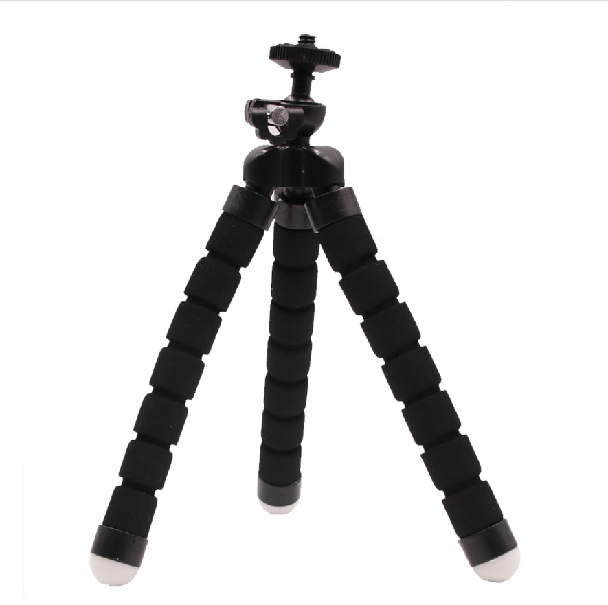 MINI GIĘTKI STATYW FOTOGRAFICZNY CZARNY S