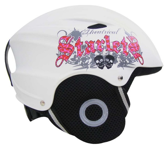 KASK NARCIARSKI STARLET AXER BIAŁY REGULOWANY XS