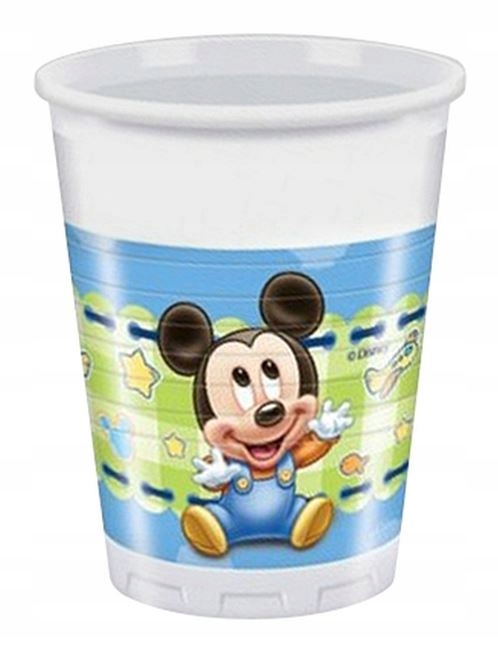 Talerzyki Mickey Baby na URODZINY ROCZEK AŻ 8szt Marka Procos