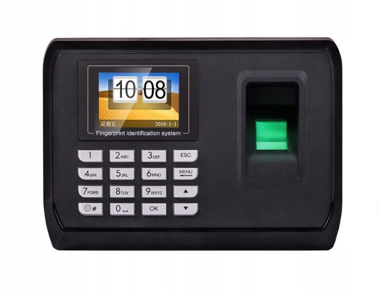 Rejestrator czasu pracy + czytnik palca + program Kod producenta C128TU EN