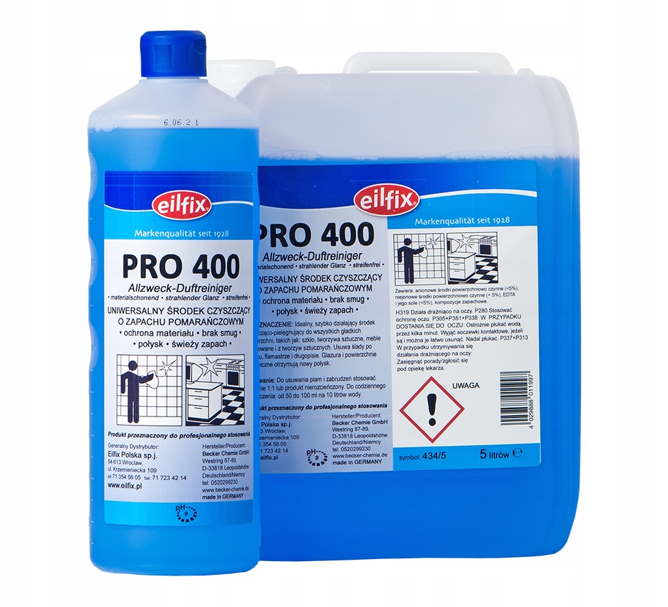 

Eilfix Płyn do mycia powierzchnii PRO-400 1L