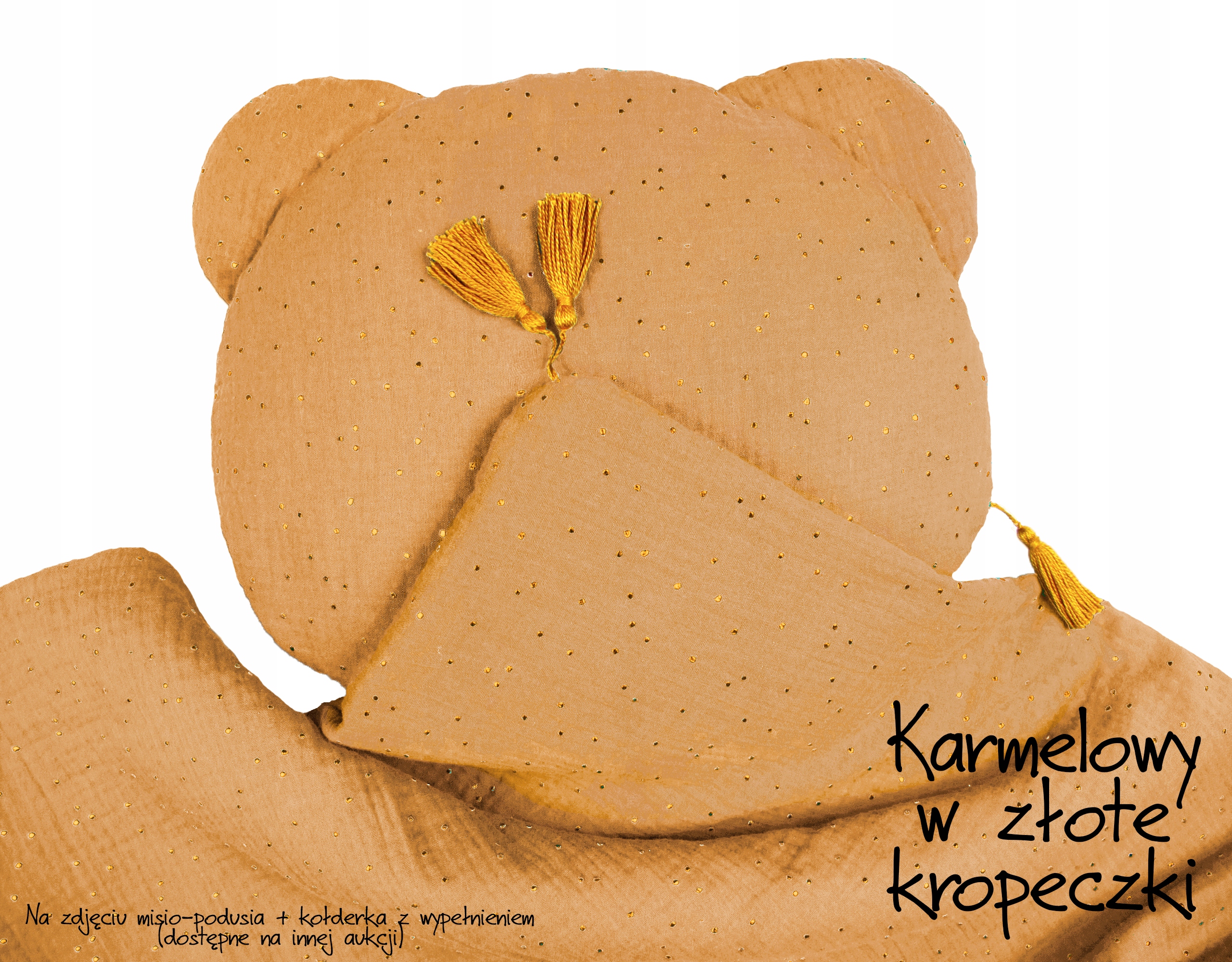 Poduszka MUŚLINOWA __ Frędzelki __ 40x60 PIKOWANA Wyrób medyczny nie