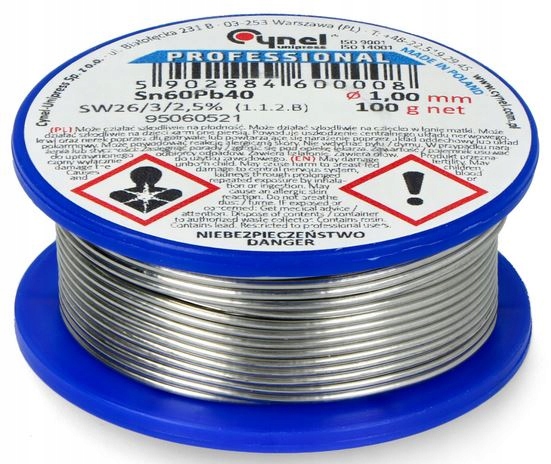 CYNA LUTOWNICZA 100G 1MM CYNEL PROFESSIONAL