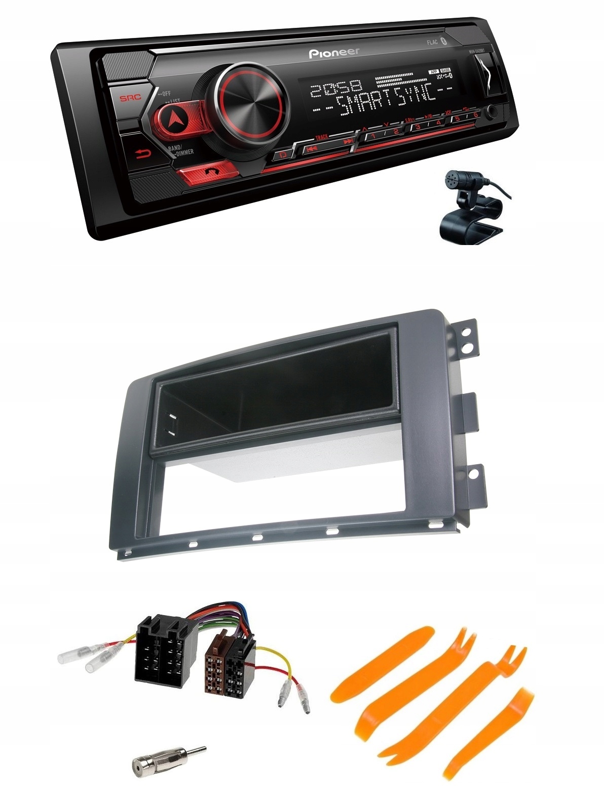 Pioneer MVH-S420BT Autorádio Aux MP3 Usb Bluetooth Smart Fortwo BR451 ForFour
