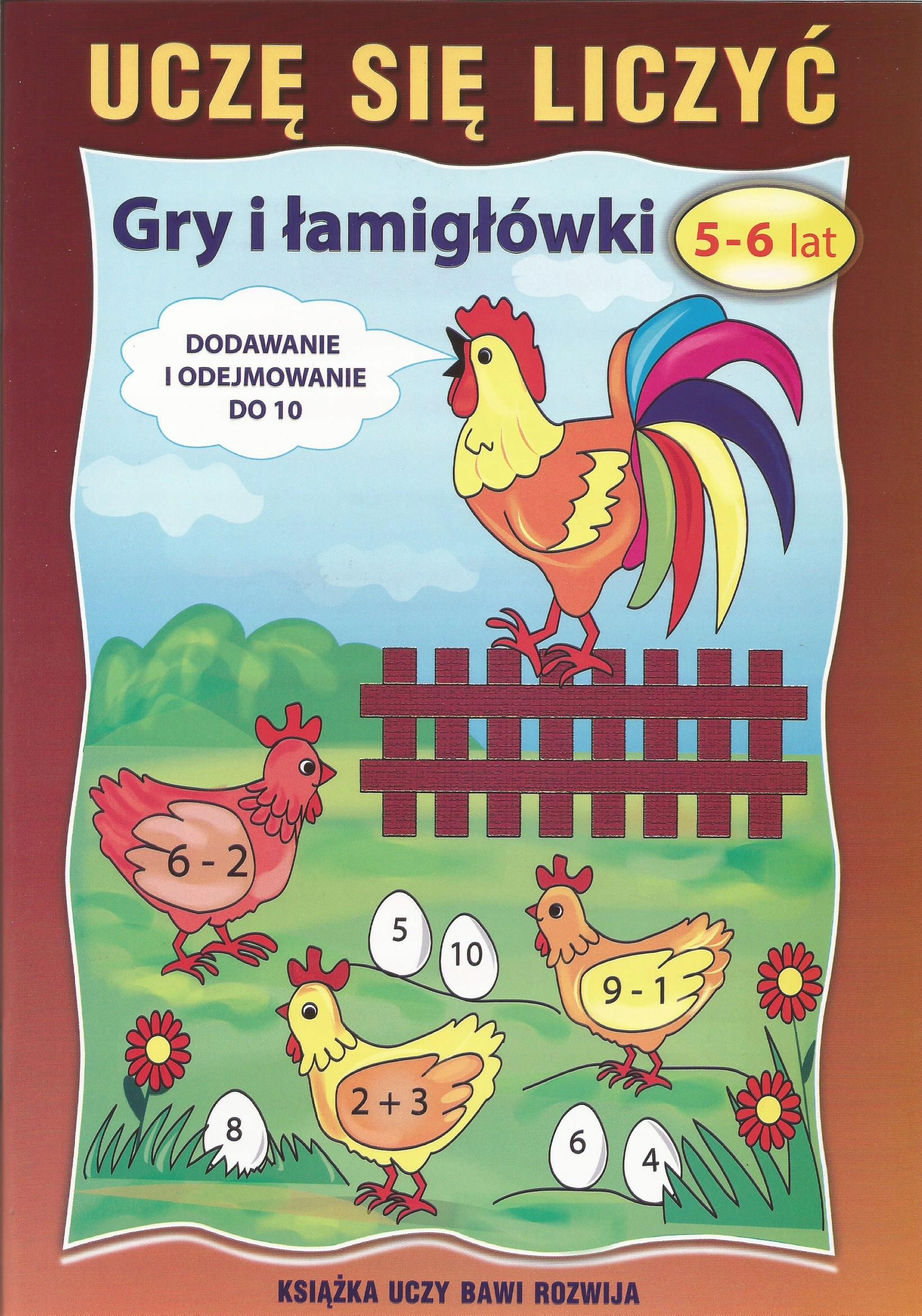 Uczę się liczyć. Łamigłówki. 5-6 lat Beata Guzowska