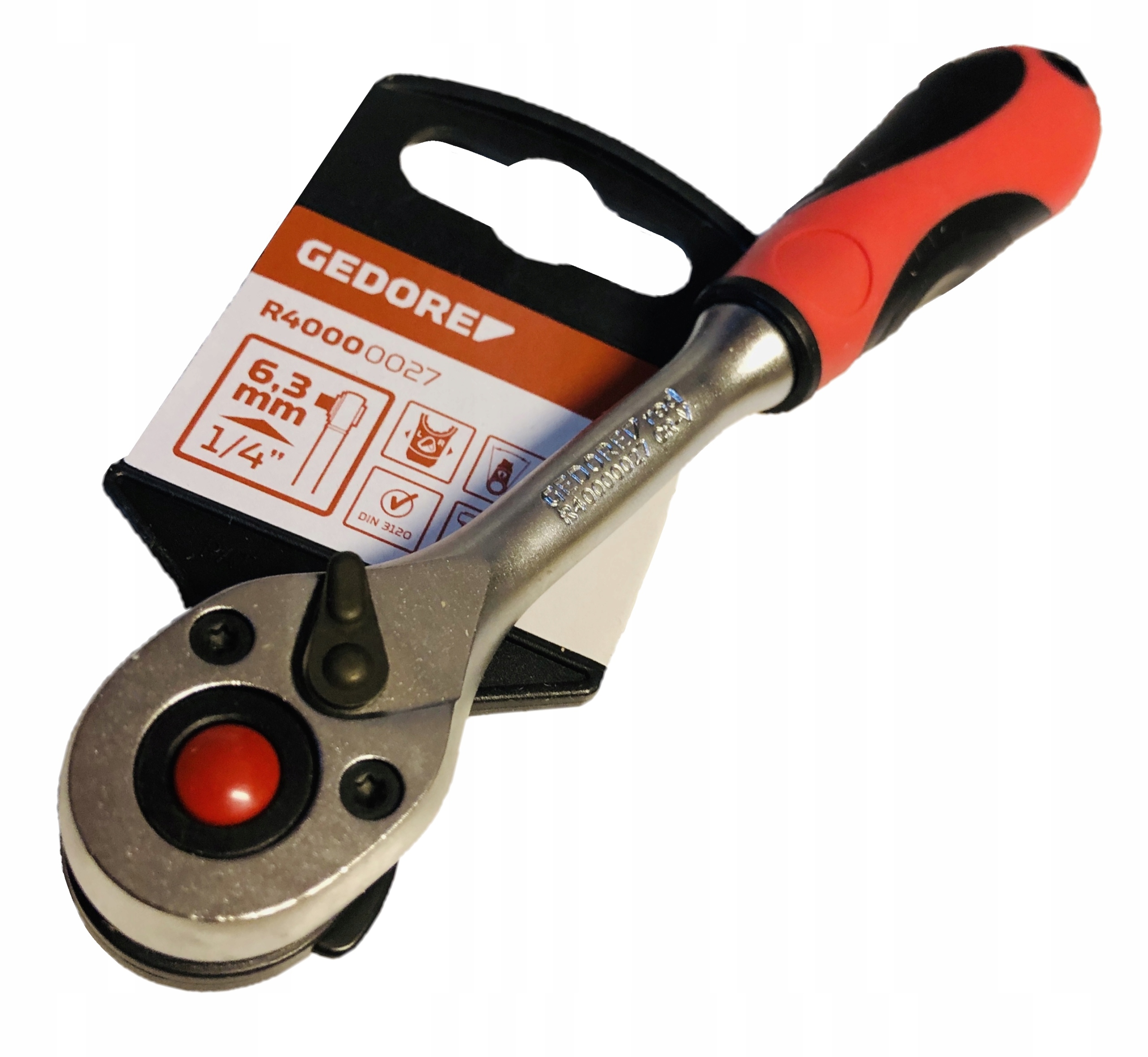 GEDORE RED Grzechotka na nasadki 1 4 72 zeby