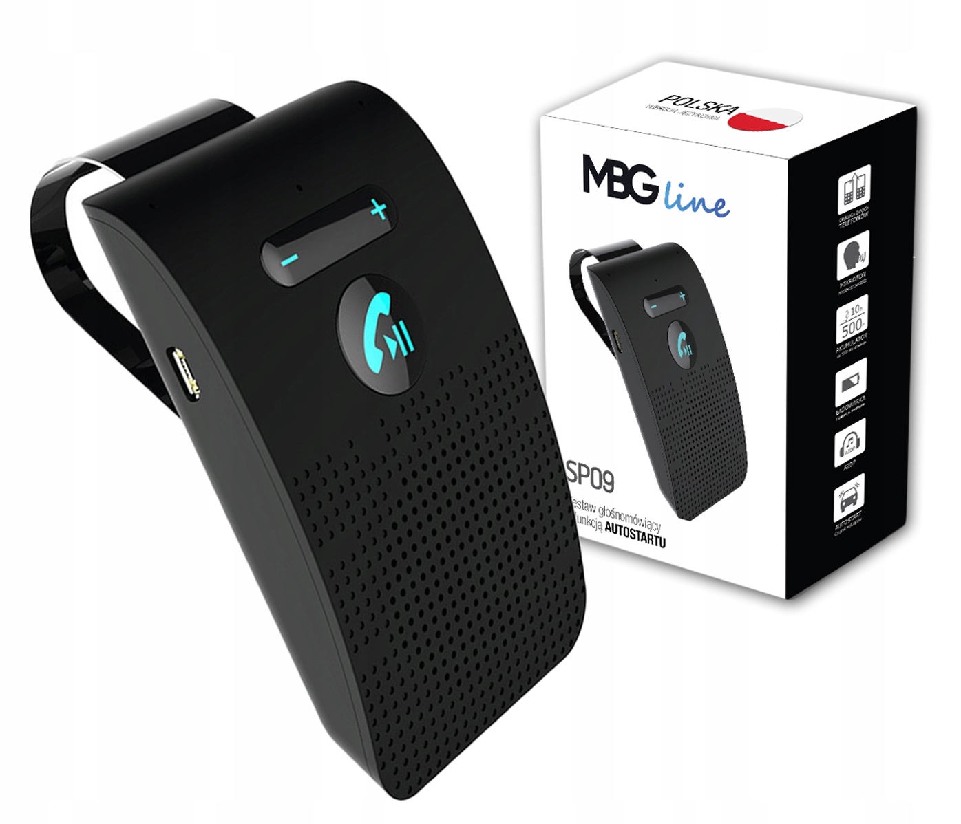 

Zestaw Głośnomówiący Bluetooth 4.2 Edr Autostart