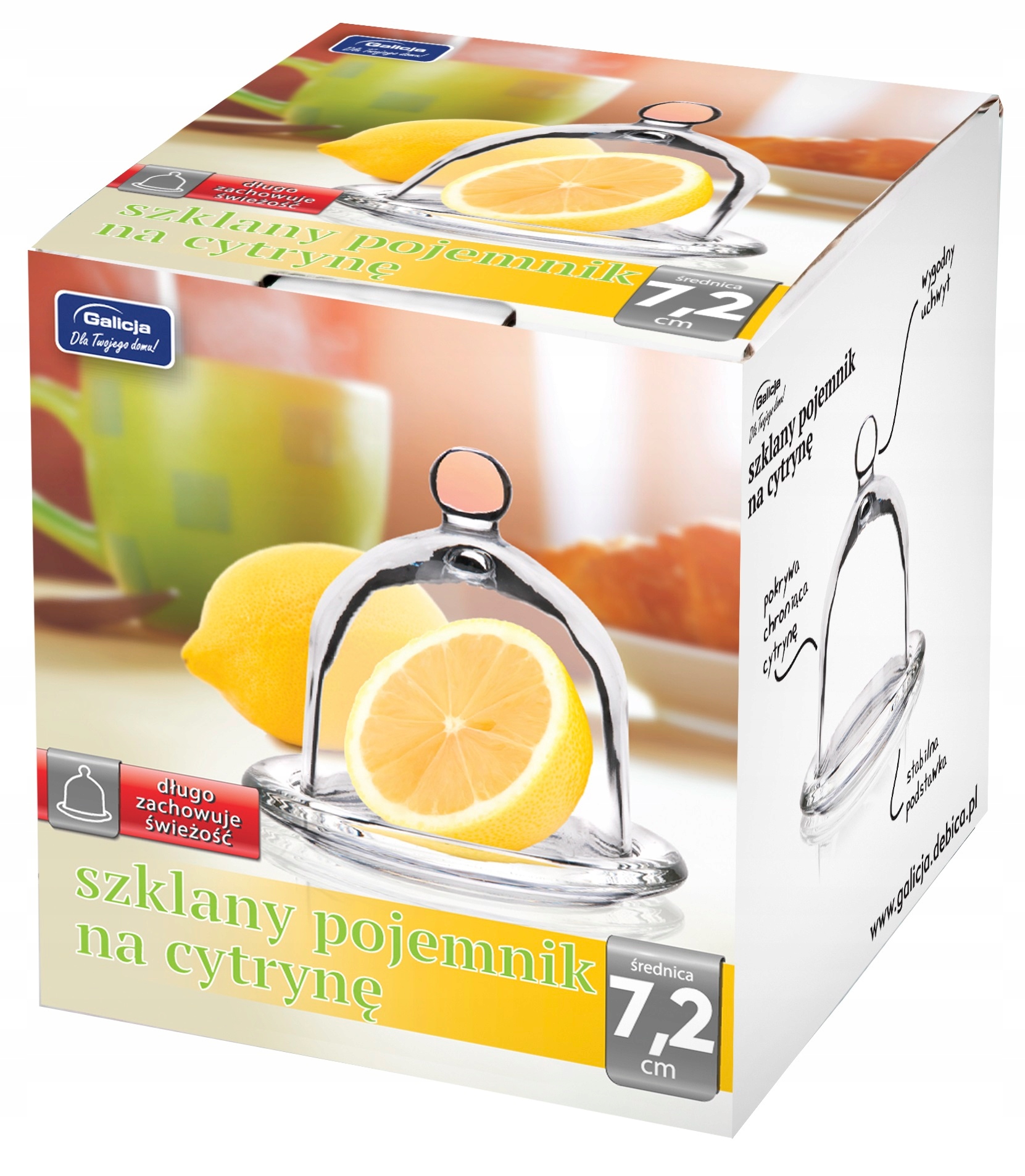 

Pojemnik Kuchenny Na Cytrynę Szklany