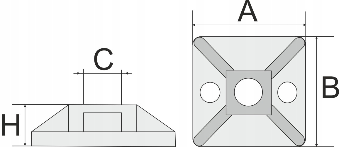 10x ORGANIZER UCHWYT ZACZEP DO KABLI NA TRYTKI 3M Marka Adelid